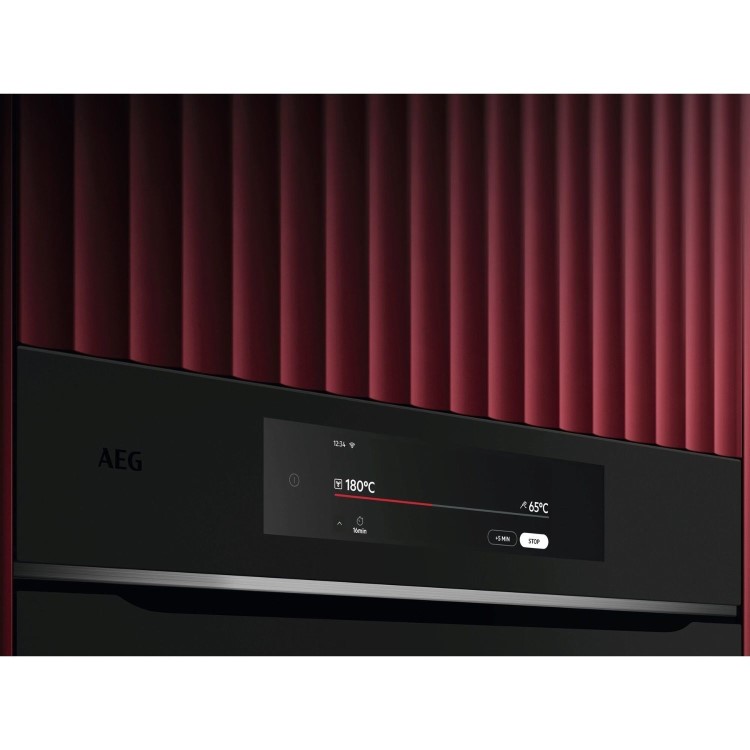 AEG 9000 Series TT9PB831AT ProAssist Electric Single Oven - Matt Black