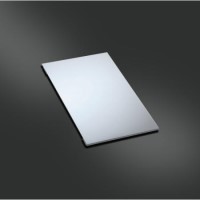 Smeg TVSG 24cm Wide Reversible Silver Glass And Stainless Steel Chopping Board
