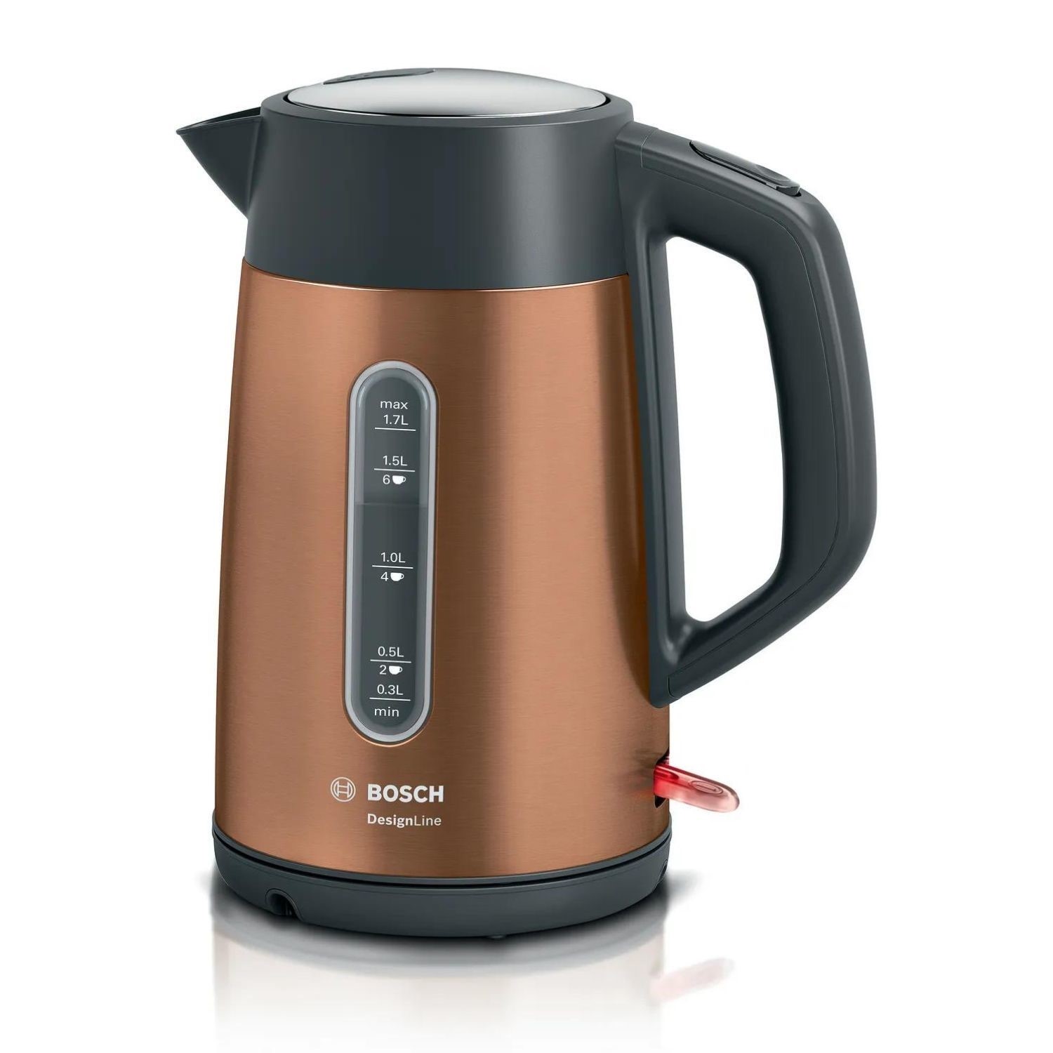 Bosch TWK4P439GB DesignLine 1.7L Jug Kettle Copper BuyItDirect.ie