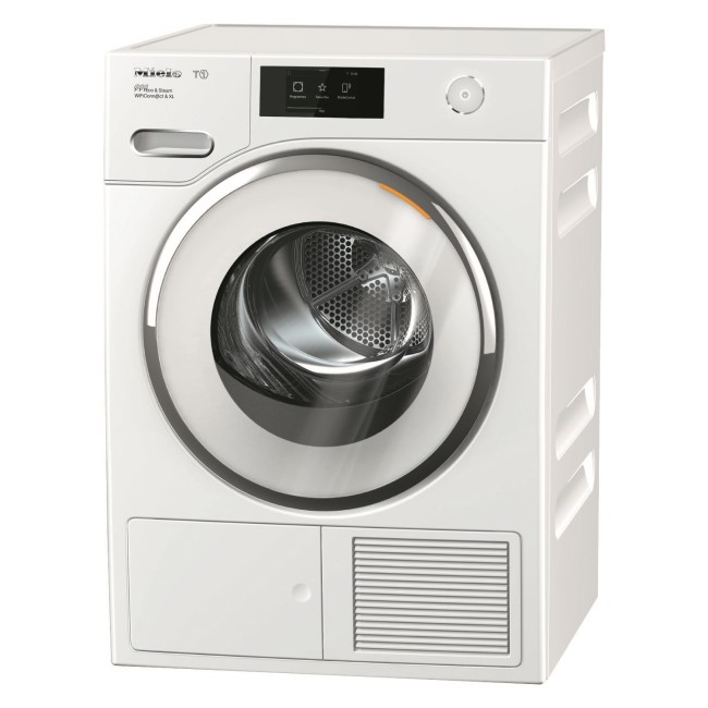 Miele TWR860WP 9kg Freestanding Heat Pump Tumble Dryer With Steam And WiFiConnect - White