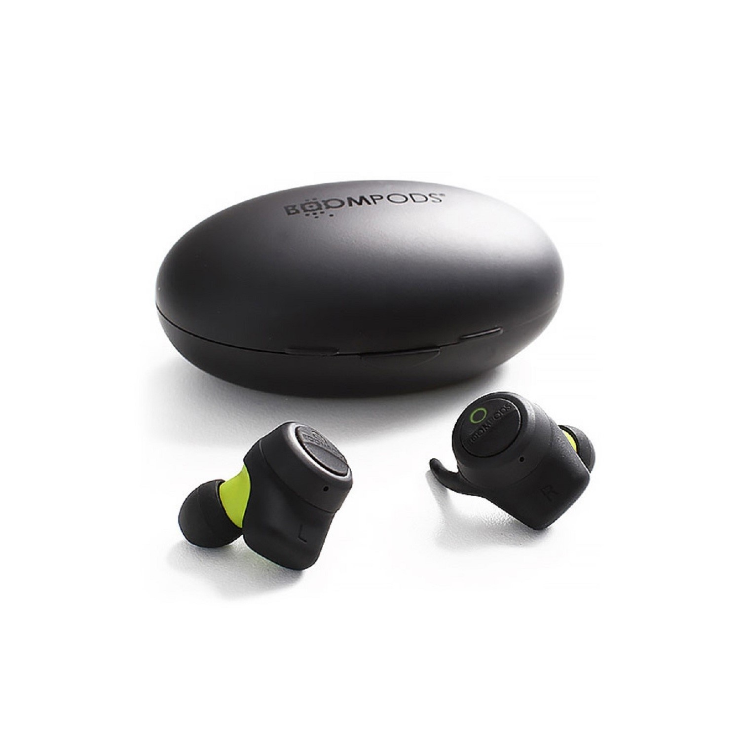 BoomPods BoomBuds True Wireless Earbuds Black Page - Main Image