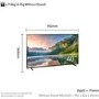 Refurbished Panasonic JX800 40" 4K Ultra HD with HDR10+ LED Freeview Play Smart TV