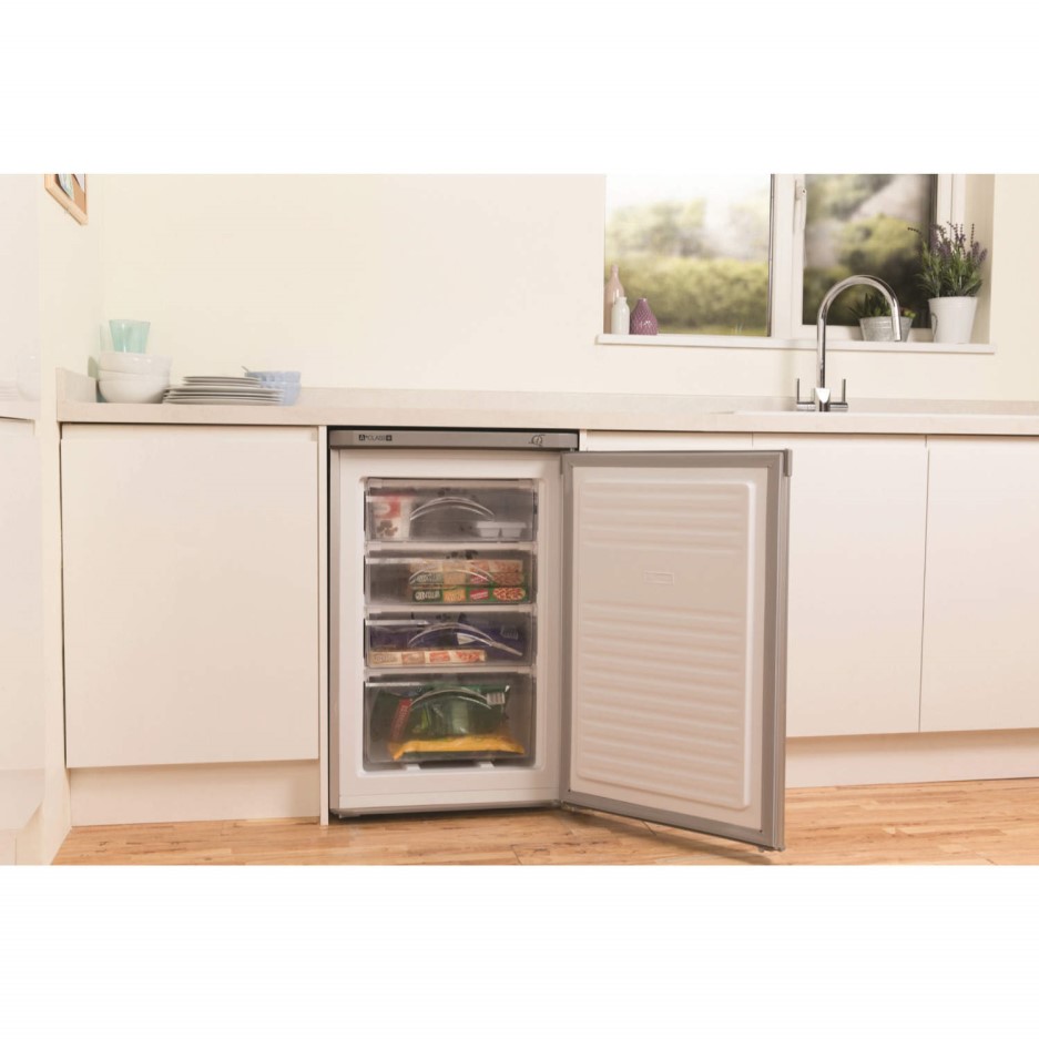 Indesit TZAA10S 78 Litre Freestanding Under Counter Freezer 55cm Wide