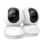 TP-Link PanTilt Home Security Wi-Fi 1080p CCTV Camera White 2 Pack