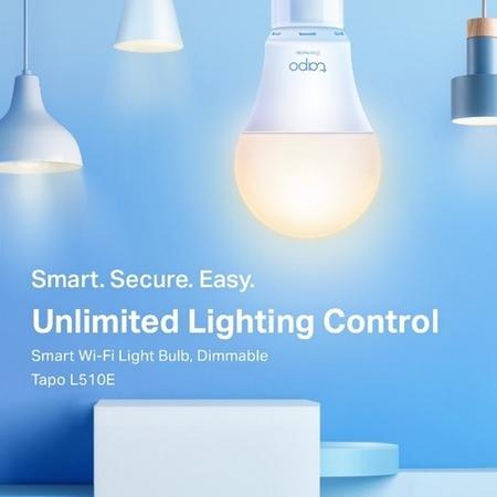 TP-Link Tapo L510E Dimmable Smart Light Bulb E27 2-Pack