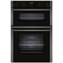 A2/U1ACE2AG3B Refurbished Neff N50 Built-In Double Oven - Graphite