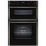 Neff N50 U1ACE2AG3B Built-In Double Oven - Graphite