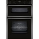 A1/U1ACE2HG0B Refurbished Neff N50 U1ACE2HG0B 60cm Double Built In Electric Oven Graphite