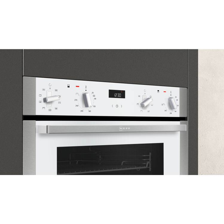 Neff U1ACE2HW0B N50 7 Function Electric Built In Double Oven - White