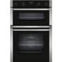 Neff N50 Electric Built In Double Oven with Catalytic Cleaning & Meat Probe - Stainless Steel