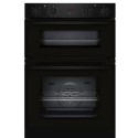 U1DCC0AK3B Neff N30 U1DCC0AK3B Electric Built-In Double Oven - Black