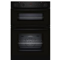 Neff N30 U1DCC0AK3B Electric Built-In Double Oven - Black   Neff N30 U1DCC0AK3B Electric Built-In Double Oven - Black