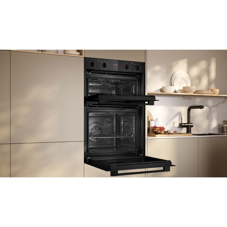 Neff N30 U1DCC0AK3B Electric Built-In Double Oven - Black