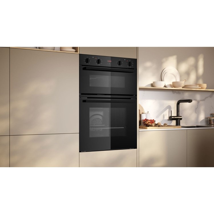 Neff N30 U1DCC0AK3B Electric Built-In Double Oven - Black