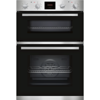 Neff U1HCC0AN0B 5 Function Electric Built In Double Oven With LCD Display - Stainless Steel