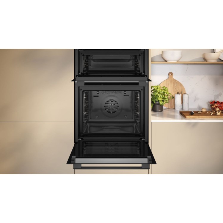 Neff N50 U2ACH7AG7B Built-In Double Oven - Graphite