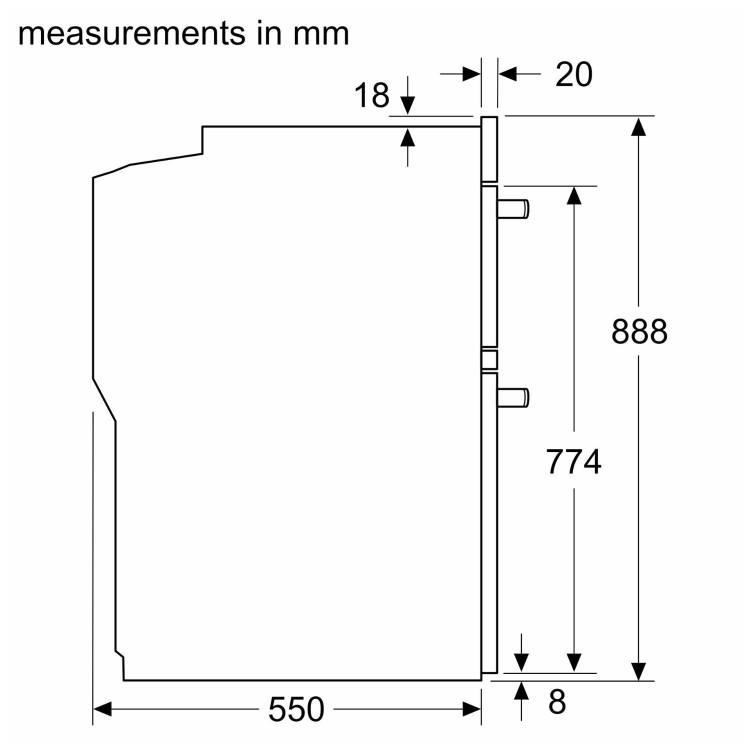 Neff N50 U2ACH7AN7B Built-In Double Oven - Stainless Steel