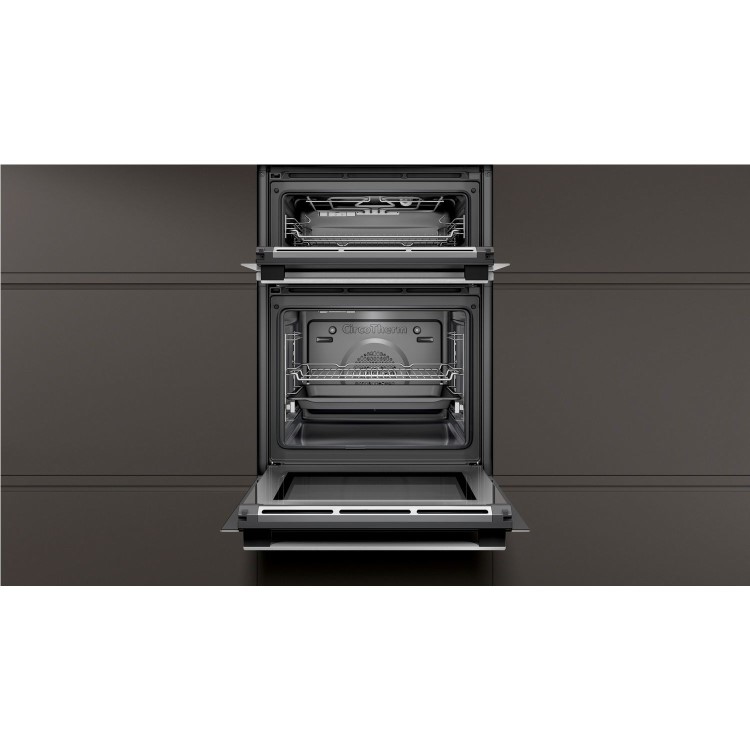 Refurbished Neff N50 U2ACM7HH0B 60cm Double Built In Electric Oven