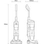 Vax Mach Air Upright Vacuum Cleaner - Grey & Purple
