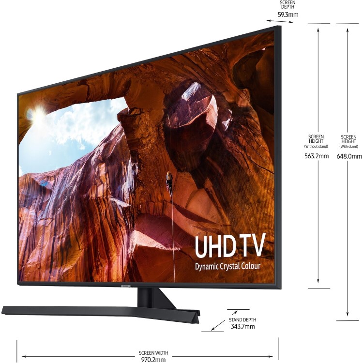 Ex Display - Samsung UE43RU7400 43" 4K Ultra HD Smart HDR LED TV with Dynamic Crystal Colour