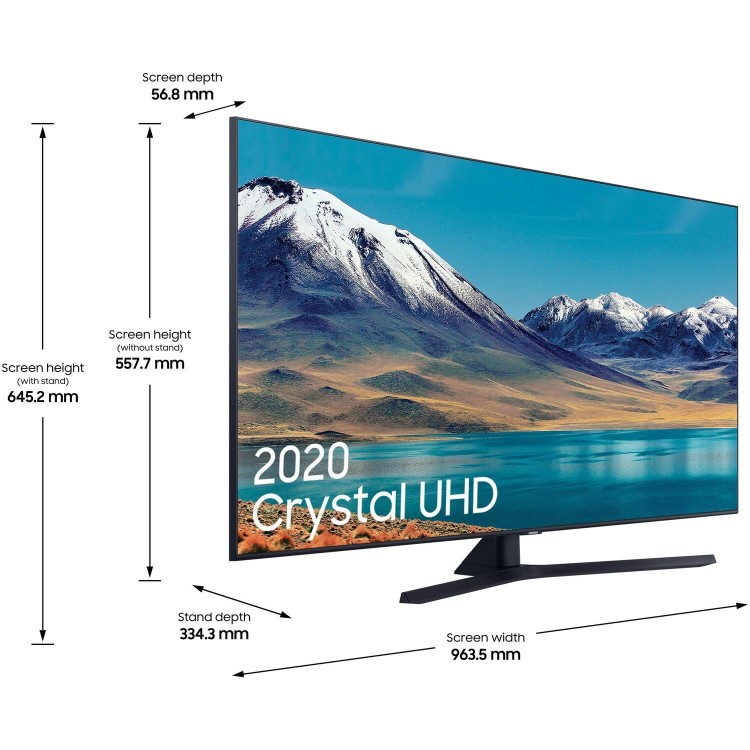 Samsung UE43TU8500UXXU 43" 4K Ultra HD HDR Smart LED TV with Bixby Alexa & Google Assistant