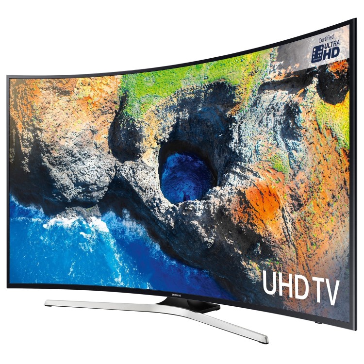 GRADE A1 - Samsung UE55MU6220 55" 4K Ultra HD Curved LED Smart TV with Freeview HD - Wall mount only - No stand provided