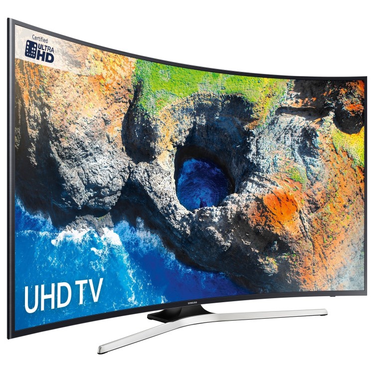 GRADE A1 - Samsung UE55MU6220 55" 4K Ultra HD Curved LED Smart TV with Freeview HD - Wall mount only - No stand provided