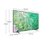 Refurbished Samsung Crystal 55" 4K Ultra HD with HDR10+ Freeview LED Smart TV