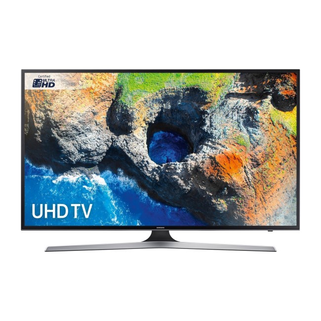 GRADE A1 - Samsung UE49MU6120 49" 4K Ultra HD HDR LED Smart TV with Freeview HD - Wall mount only - No stand provided