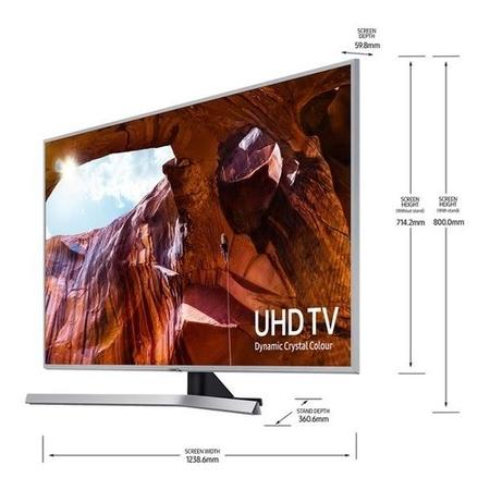 Grade A1 - Samsung UE55RU7470UXXU 55" 4K Ultra HD HDR LED Smart TV with Freeview HD and Freesat - Silver