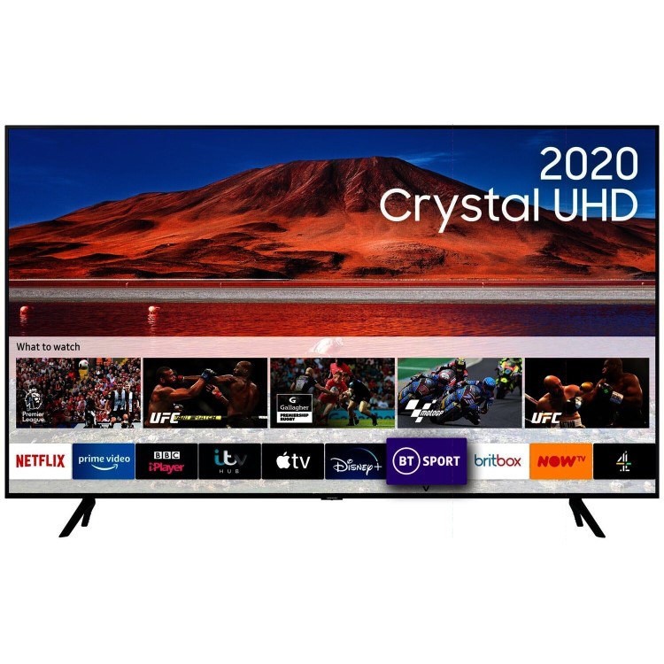 Refurbished Samsung AU7100 70" 4K Ultra HD with HDR10+ LED Freesat HD Smart TV