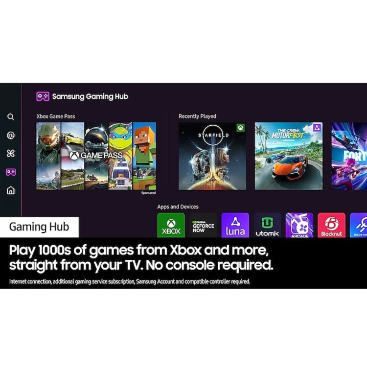 Refurbished Samsung Crystal 55" 4K Ultra HD with HDR Freeview LED Smart TV