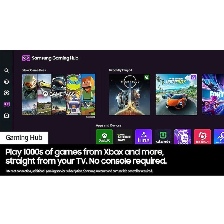Refurbished Samsung Crystal 55" 4K Ultra HD with HDR10+ Freeview LED Smart TV