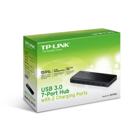TP-Link USB 3.0 7-Port Hub with 2 Charging Ports
