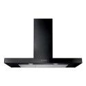 UHDF100BL Rangemaster 100cm Slimline Chimney Cooker Hood - Black