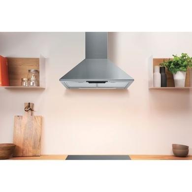 Indesit 60cm Chimney Cooker Hood - Silver