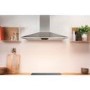 Indesit 60cm Chimney Hood - Silver