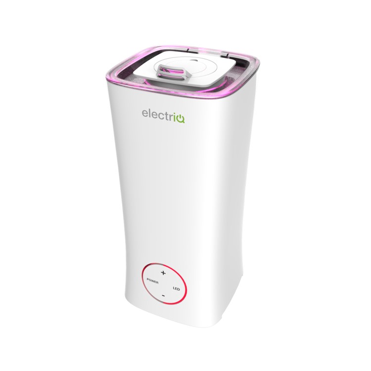 Refurbished electriQ 2L Cool Mist Humidifier and Aroma Diffuser with Ambient Light and up to 10 hours