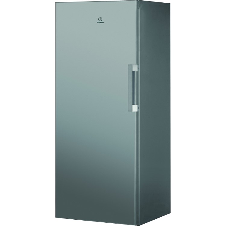 INDESIT UI41S 185 Litre Freestanding Upright Freezer 142cm Tall A+ Energy Rating 59.5cm Wide - Silver