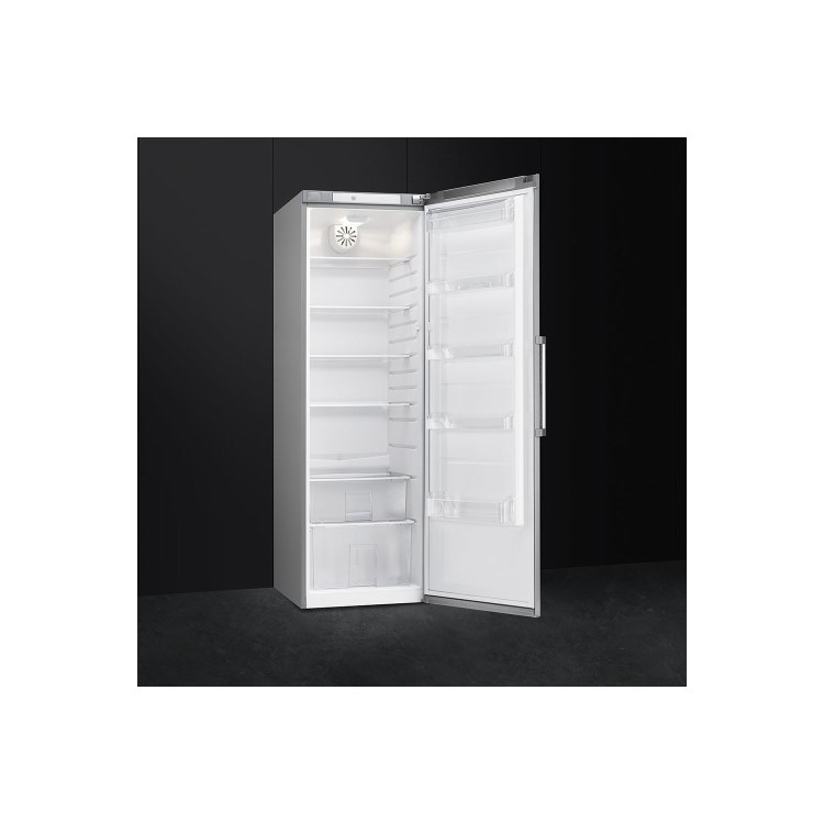 Smeg UK35PX4 60cm Wide Freestanding Fridge - Stainless Steel