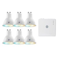 Hive Active Light Cool to Warm White with GU10 Spotlight Ending & Hub -  6 Pack
