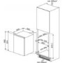 Smeg UKS3C090P1 In Column Sliding Rail Integrated Fridge