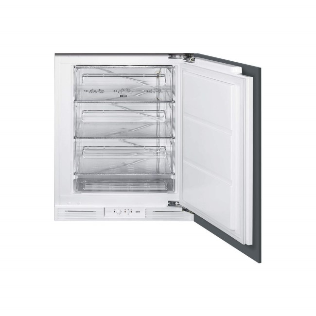 Smeg UKUD7108FSEP 60cm Wide Integrated Upright Under Counter Freezer - White
