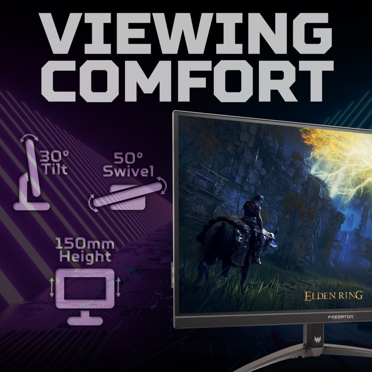 Acer Predator XB273UV3 27" IPS QHD 180Hz 0.5ms FreeSync Gaming Monitor