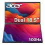 Acer PD193QE Dual 18.5" IPS Full HD 100Hz Foldable Portable Monitor