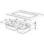 Double Bowl Chrome Stainless Steel Kitchen Sink - Smeg
