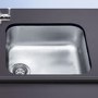 Smeg Alba Single Bowl Stainless Steel Chrome Kitchen Sink - UM45