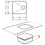 Smeg Alba Single Bowl Stainless Steel Chrome Kitchen Sink - UM45