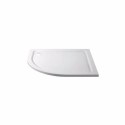 A1/UNBD1280LQ100 ONLY OPENED - 1200x800 LH Offset Quad Stone Resin Shower Tray - Pearl