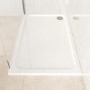 1500x900mm Rectangular 45mm White Stone Resin Shower Tray – Pearl